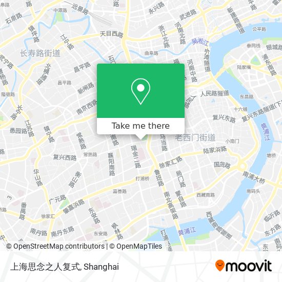 上海思念之人复式 map