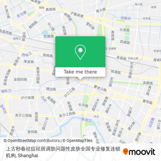 上古秒春祛痘祛斑调肤问题性皮肤全国专业修复连锁机构 map