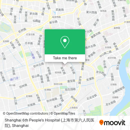 Shanghai 6th People’s Hospital (上海市第六人民医院) map