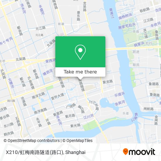 X210/虹梅南路隧道(路口) map