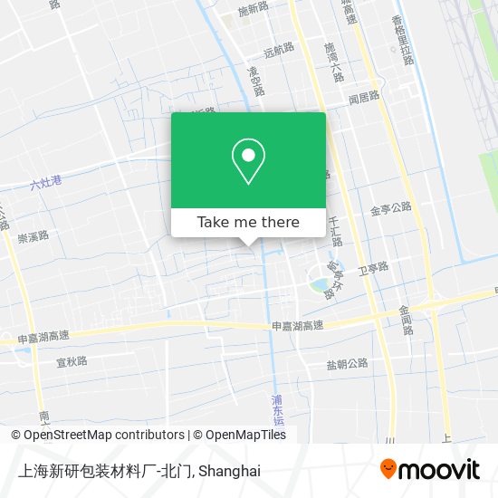 上海新研包装材料厂-北门 map
