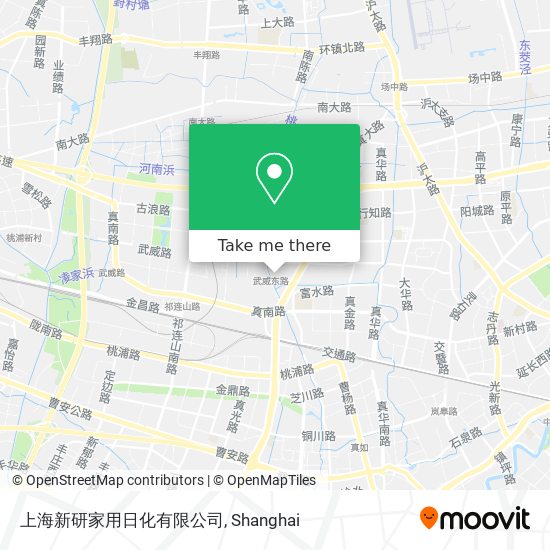 上海新研家用日化有限公司 map