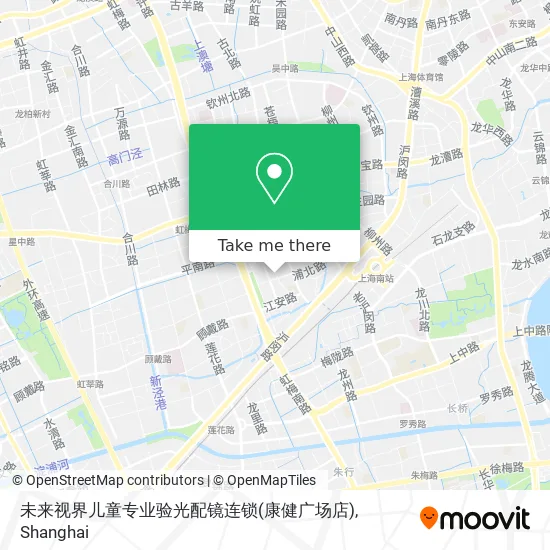 未来视界儿童专业验光配镜连锁(康健广场店) map