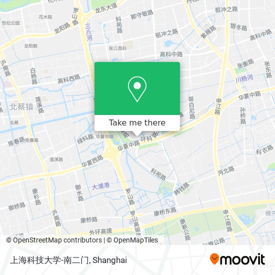 上海科技大学-南二门 map