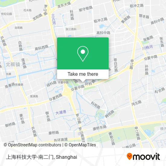 上海科技大学-南二门 map
