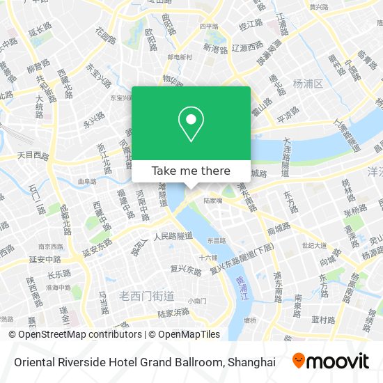 Oriental Riverside Hotel Grand Ballroom map