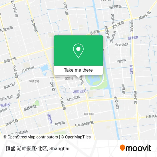 恒盛·湖畔豪庭-北区 map
