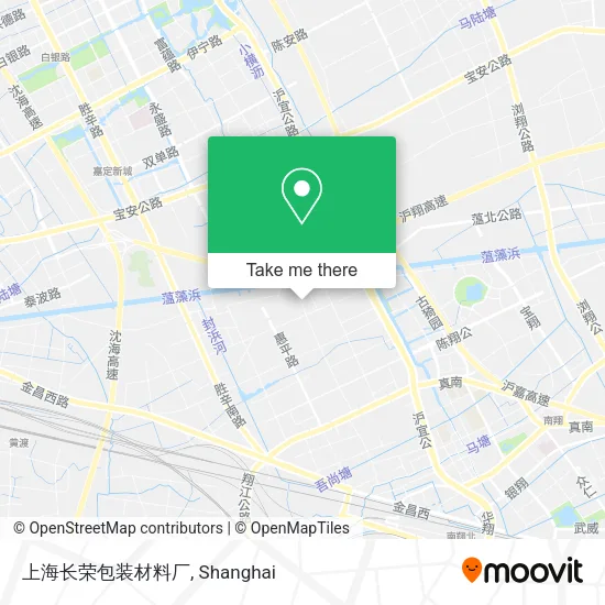 上海长荣包装材料厂 map