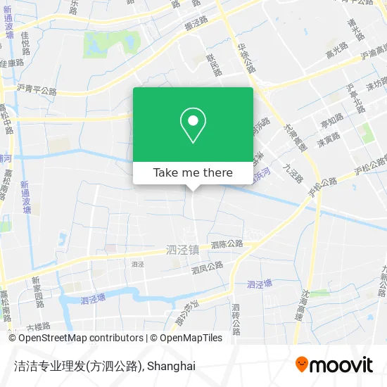 洁洁专业理发(方泗公路) map
