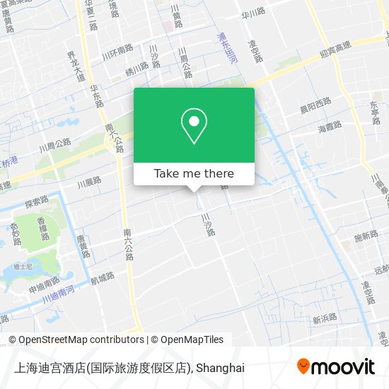 上海迪宫酒店(国际旅游度假区店) map