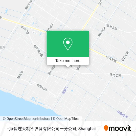 上海碧连天制冷设备有限公司一分公司 map