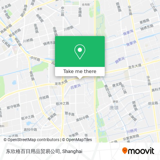 东欣格百日用品贸易公司 map