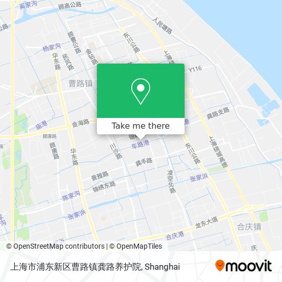上海市浦东新区曹路镇龚路养护院 map