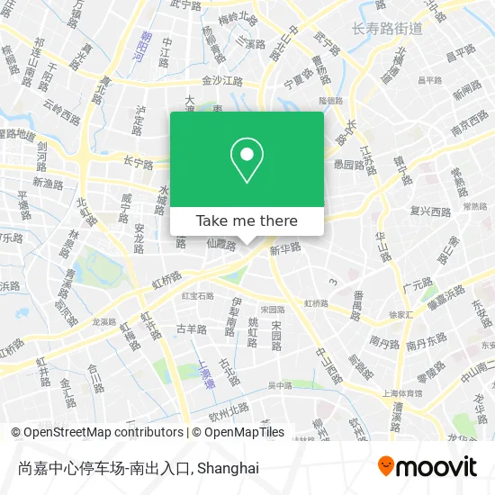尚嘉中心停车场-南出入口 map