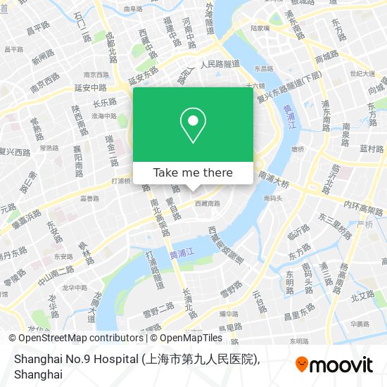 Shanghai No.9 Hospital (上海市第九人民医院) map