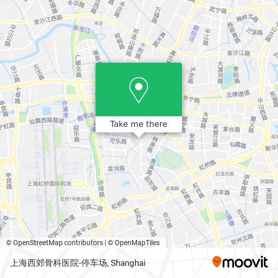 上海西郊骨科医院-停车场 map
