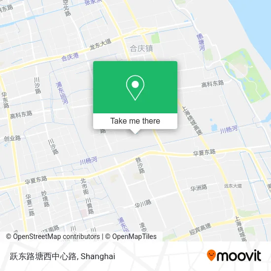 跃东路塘西中心路 map