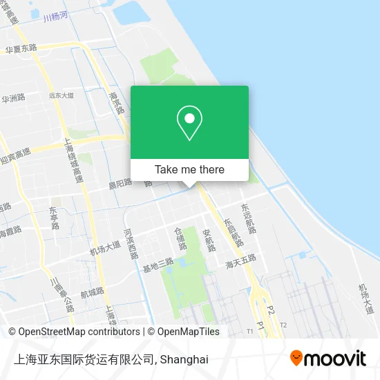 上海亚东国际货运有限公司 map