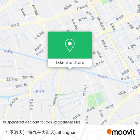 全季酒店(上海九亭大街店) map