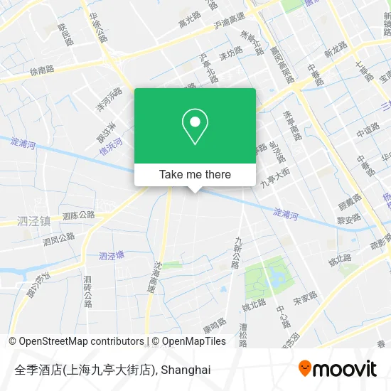 全季酒店(上海九亭大街店) map