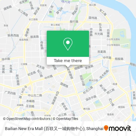 Bailian New Era Mall (百联又一城购物中心) map