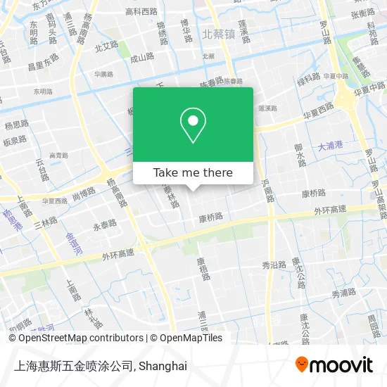 上海惠斯五金喷涂公司 map