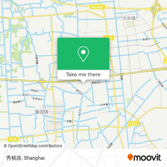 秀横路 map