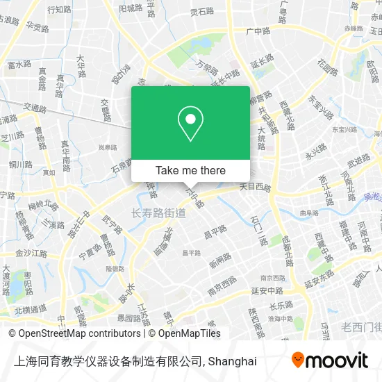 上海同育教学仪器设备制造有限公司 map