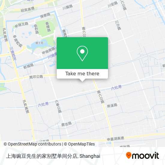上海豌豆先生的家别墅单间分店 map