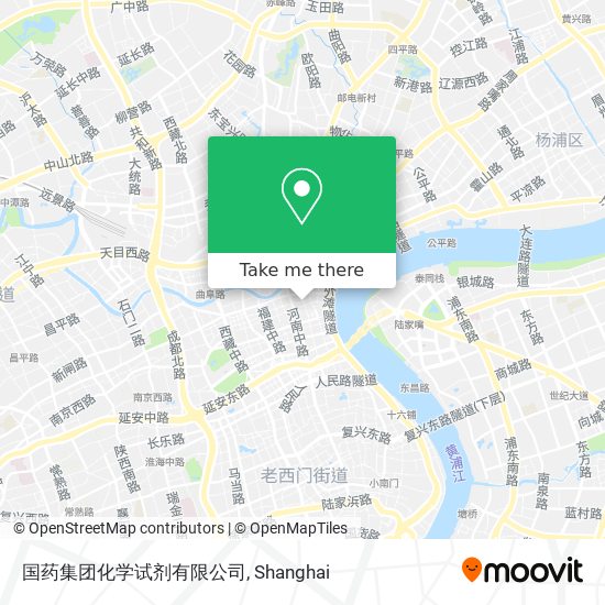 国药集团化学试剂有限公司 map