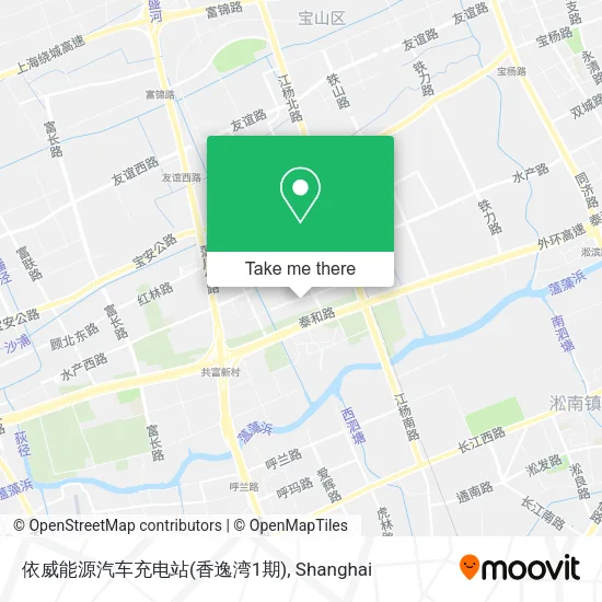 依威能源汽车充电站(香逸湾1期) map