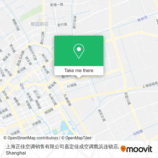 上海正佳空调销售有限公司嘉定佳成空调戬浜连锁店 map