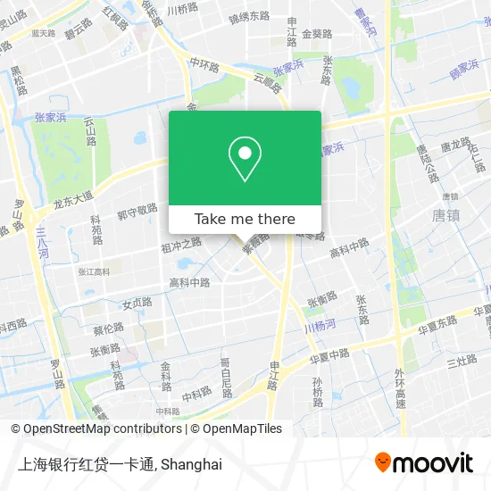 上海银行红贷一卡通 map