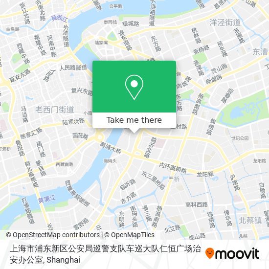 上海市浦东新区公安局巡警支队车巡大队仁恒广场治安办公室 map