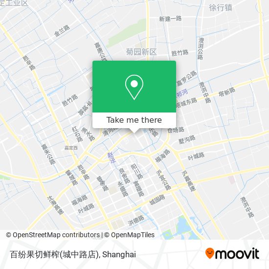 百纷果切鲜榨(城中路店) map