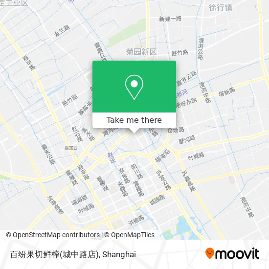 百纷果切鲜榨(城中路店) map