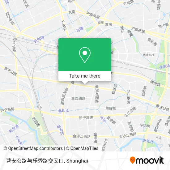 曹安公路与乐秀路交叉口 map