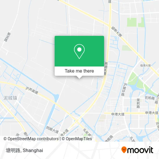 塘明路 map
