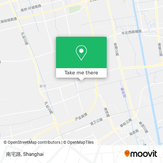 南宅路 map