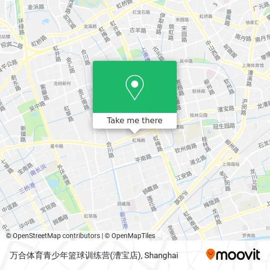 万合体育青少年篮球训练营(漕宝店) map