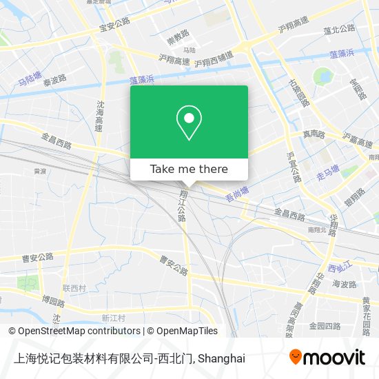 上海悦记包装材料有限公司-西北门 map