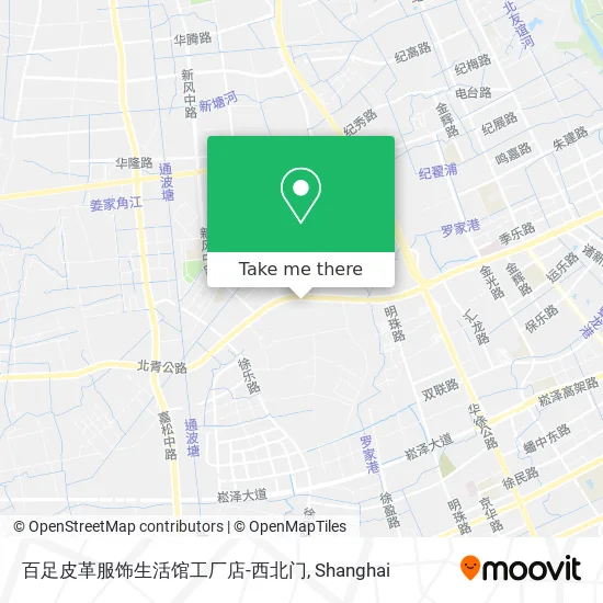 百足皮革服饰生活馆工厂店-西北门 map