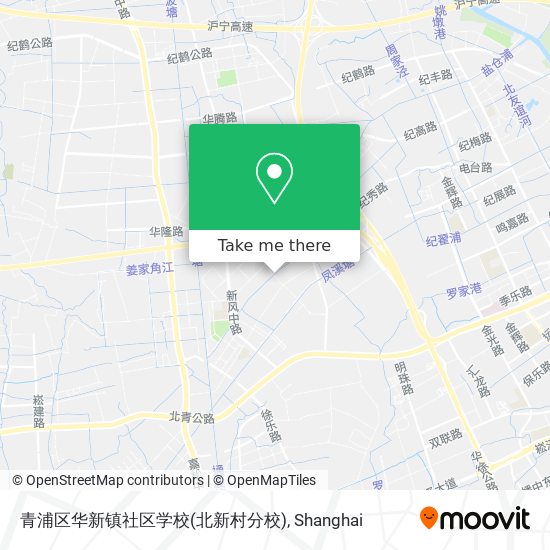 青浦区华新镇社区学校(北新村分校) map