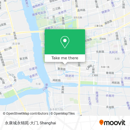 永康城永锦苑-大门 map