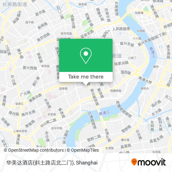 华美达酒店(斜土路店北二门) map