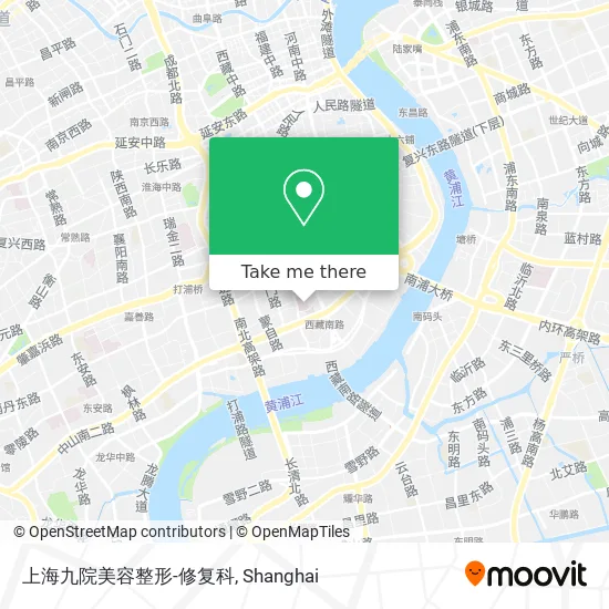 上海九院美容整形-修复科 map