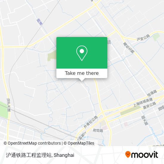 沪通铁路工程监理站 map