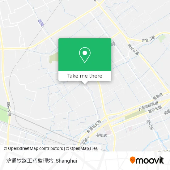 沪通铁路工程监理站 map