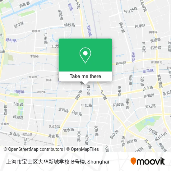 上海市宝山区大华新城学校-B号楼 map