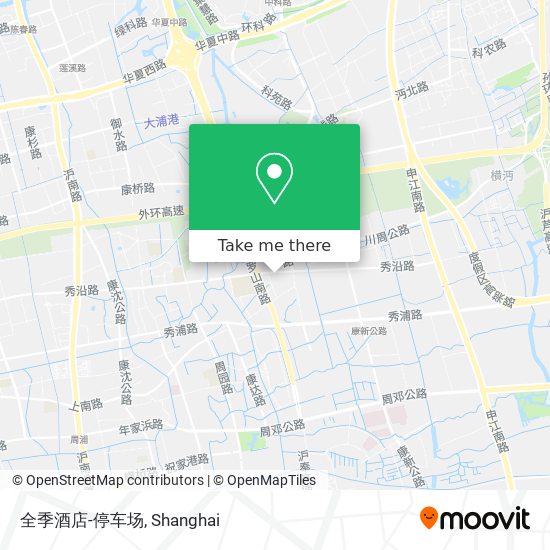全季酒店-停车场 map